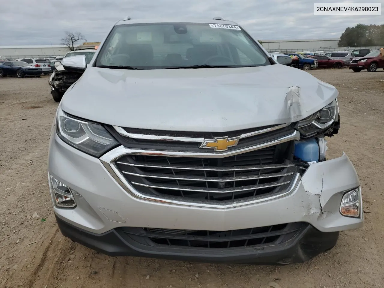 2019 Chevrolet Equinox Premier VIN: 2GNAXNEV4K6298023 Lot: 74378344