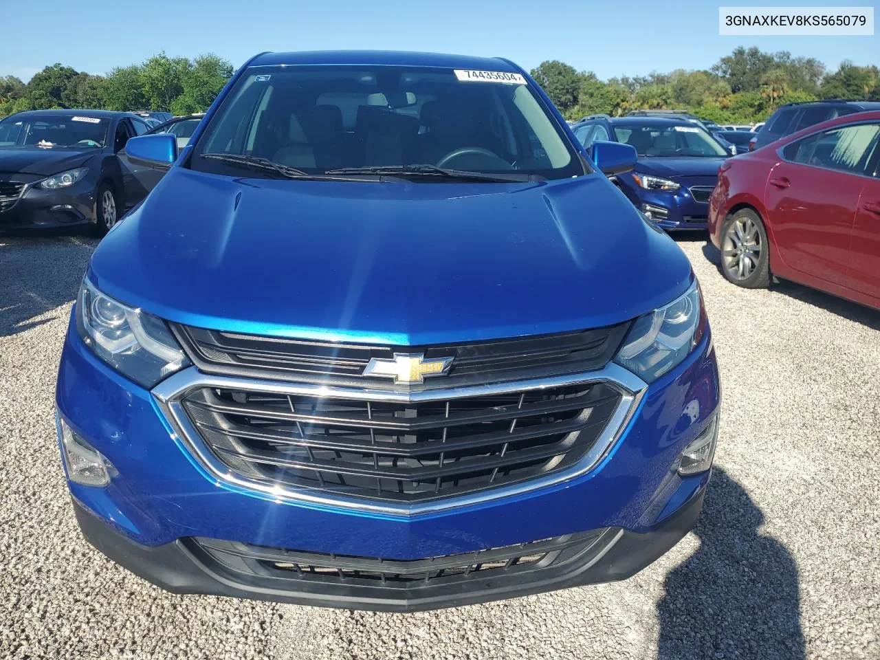 2019 Chevrolet Equinox Lt VIN: 3GNAXKEV8KS565079 Lot: 74435604