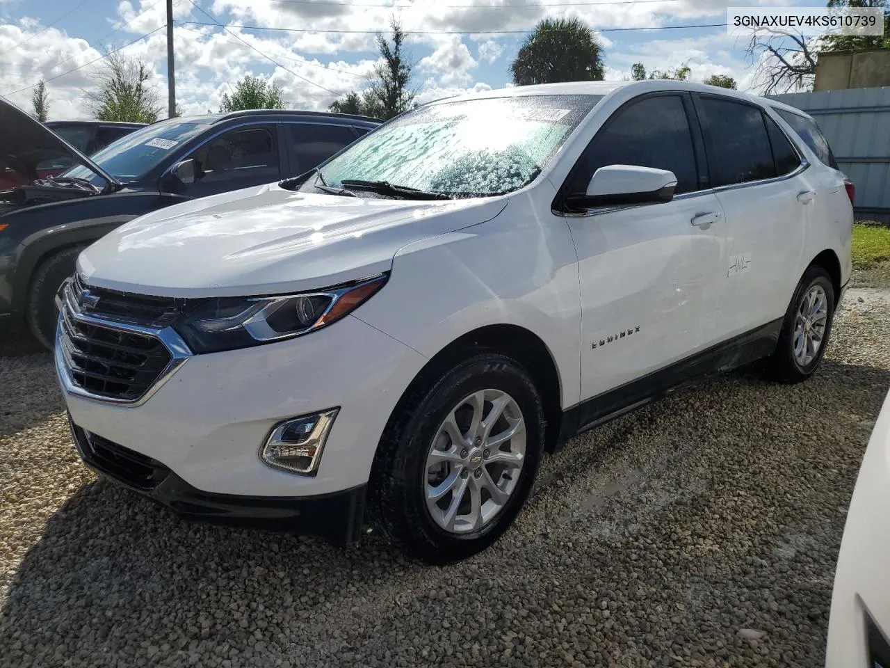 2019 Chevrolet Equinox Lt VIN: 3GNAXUEV4KS610739 Lot: 74547754