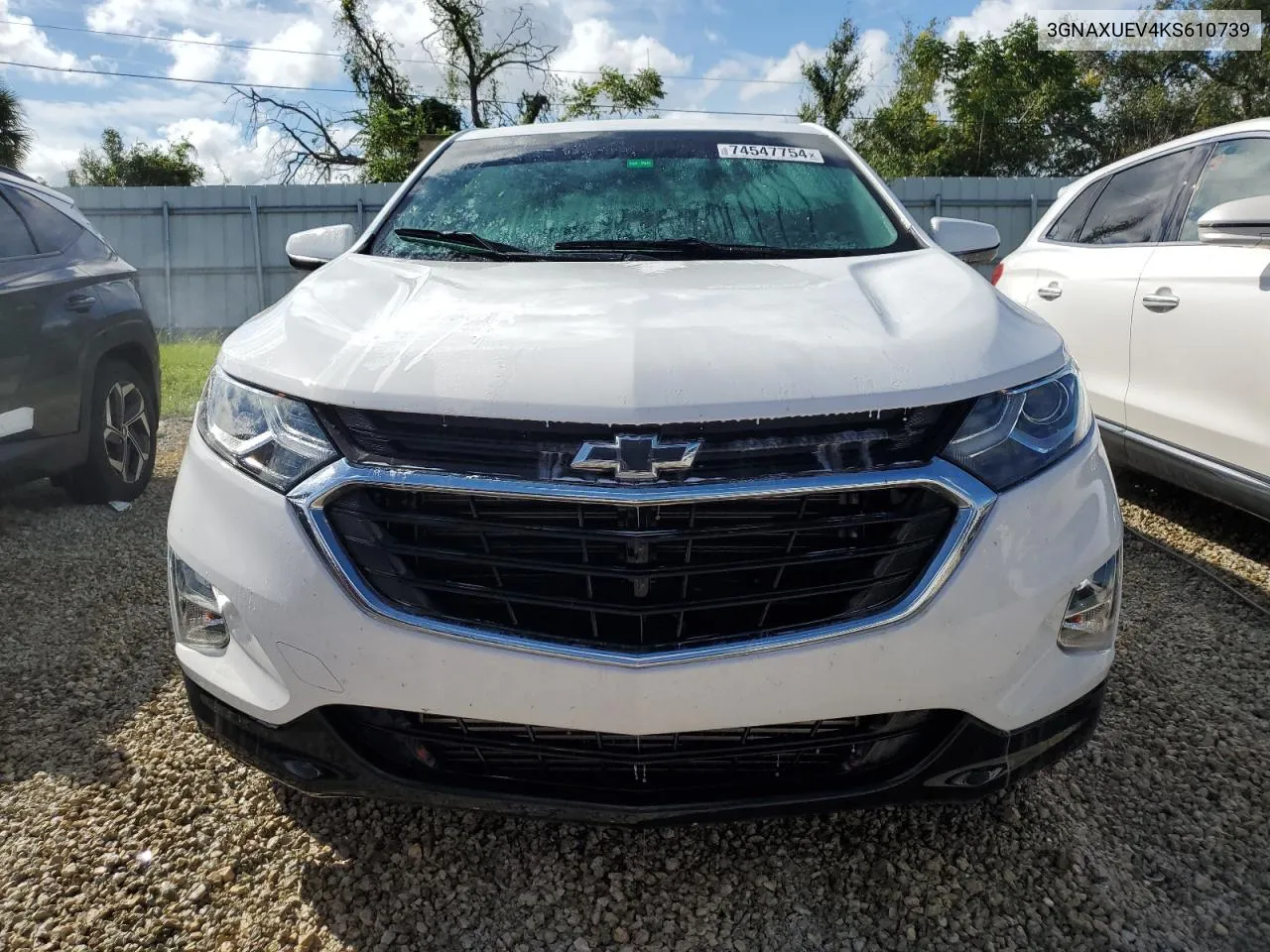 2019 Chevrolet Equinox Lt VIN: 3GNAXUEV4KS610739 Lot: 74547754