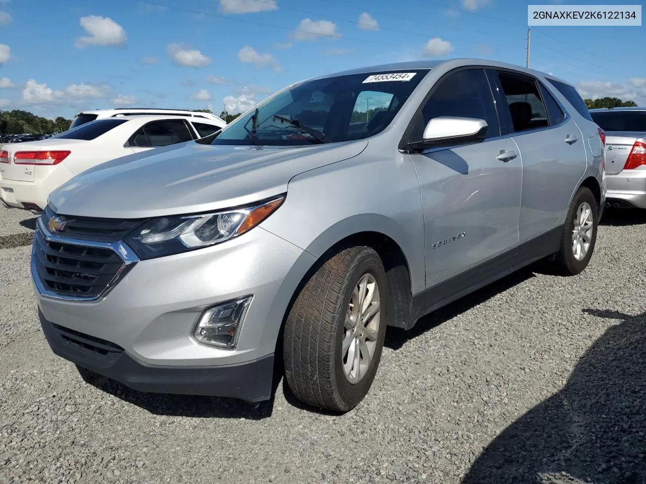 2019 Chevrolet Equinox Lt VIN: 2GNAXKEV2K6122134 Lot: 74553454