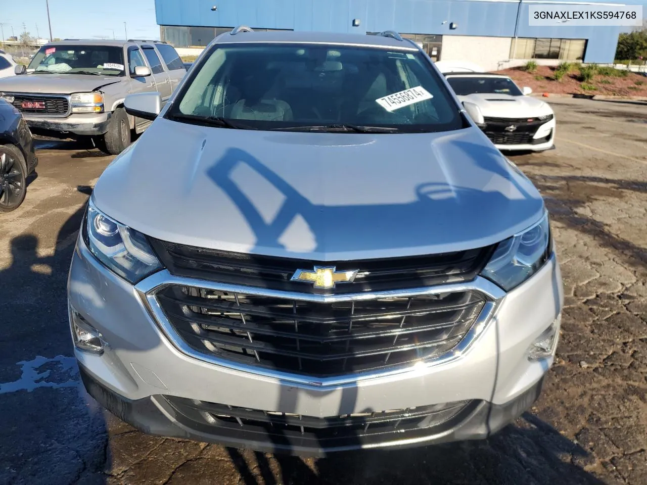 2019 Chevrolet Equinox Lt VIN: 3GNAXLEX1KS594768 Lot: 74556874