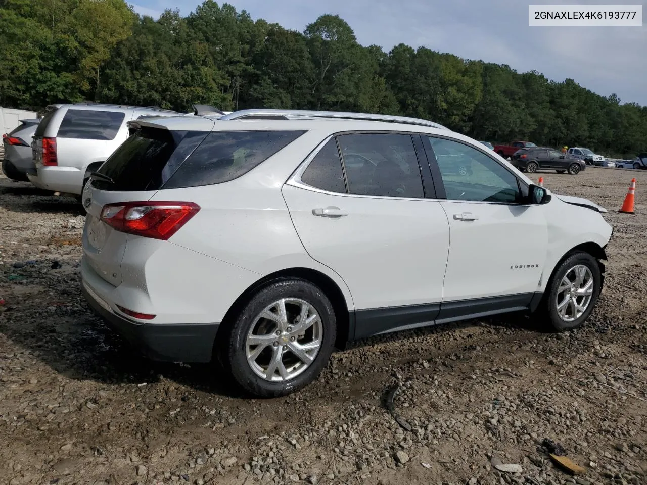 2019 Chevrolet Equinox Lt VIN: 2GNAXLEX4K6193777 Lot: 74662554