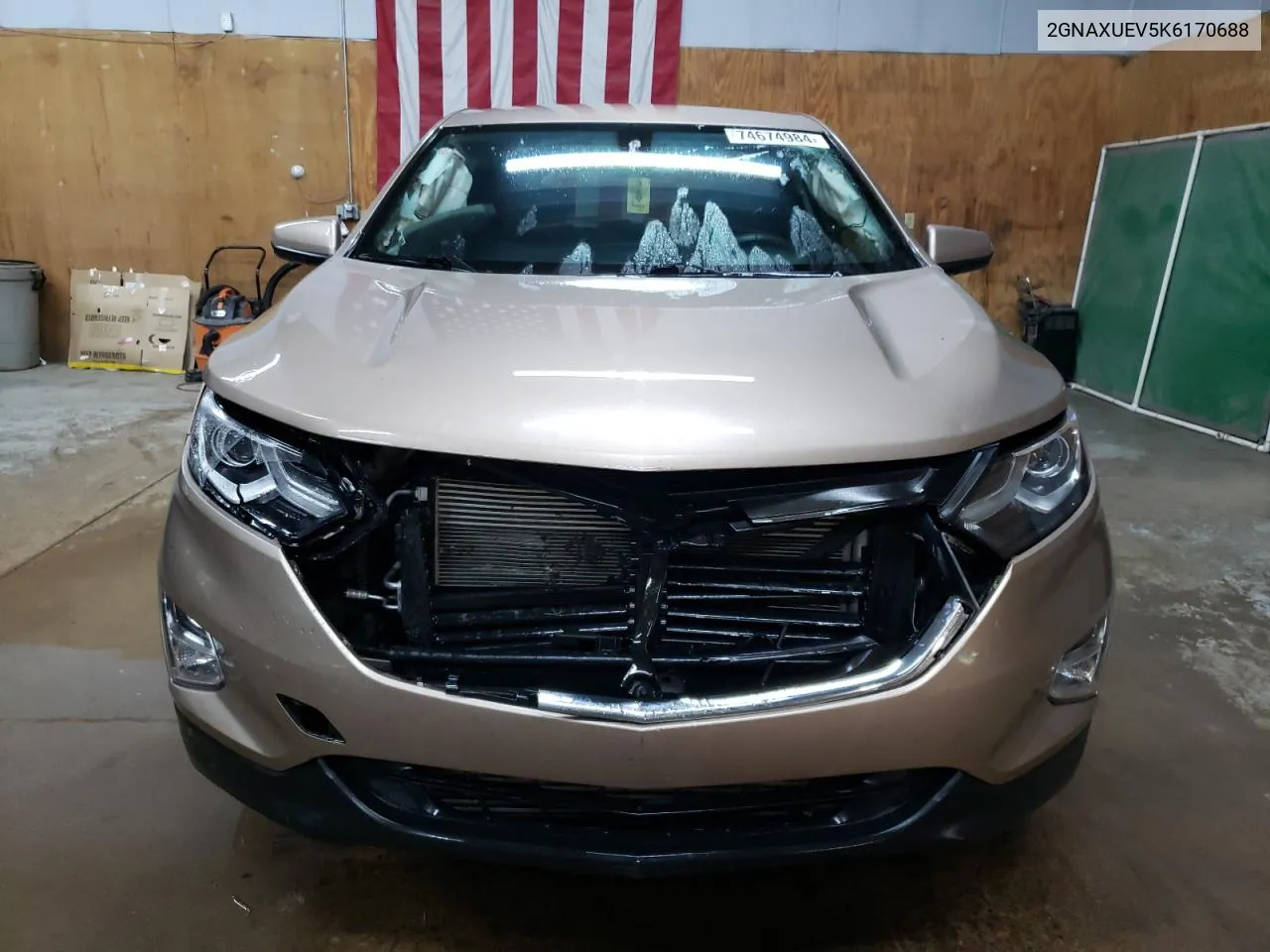 2019 Chevrolet Equinox Lt VIN: 2GNAXUEV5K6170688 Lot: 74674984