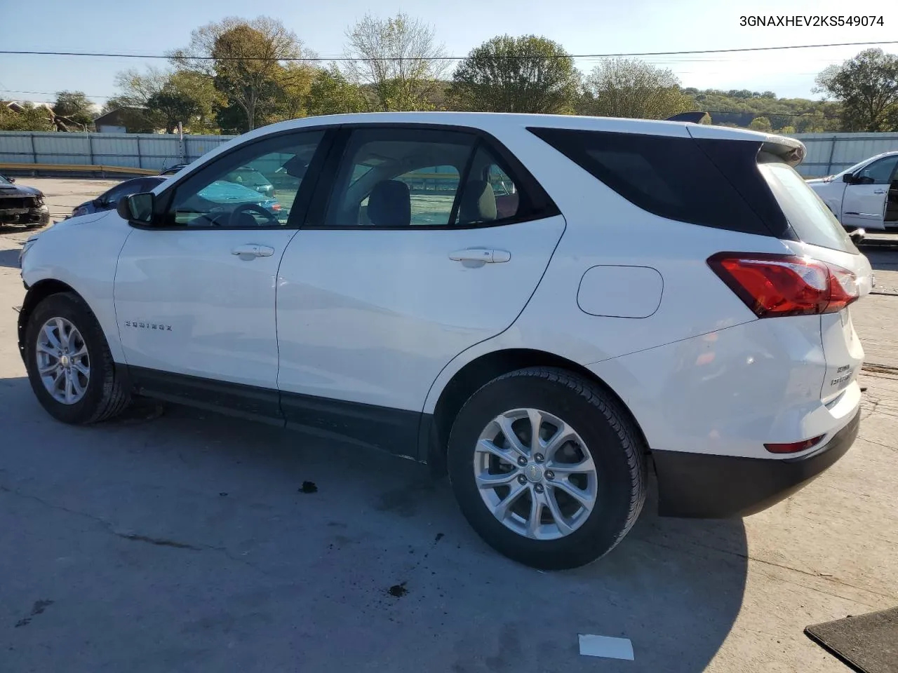 2019 Chevrolet Equinox Ls VIN: 3GNAXHEV2KS549074 Lot: 74679674