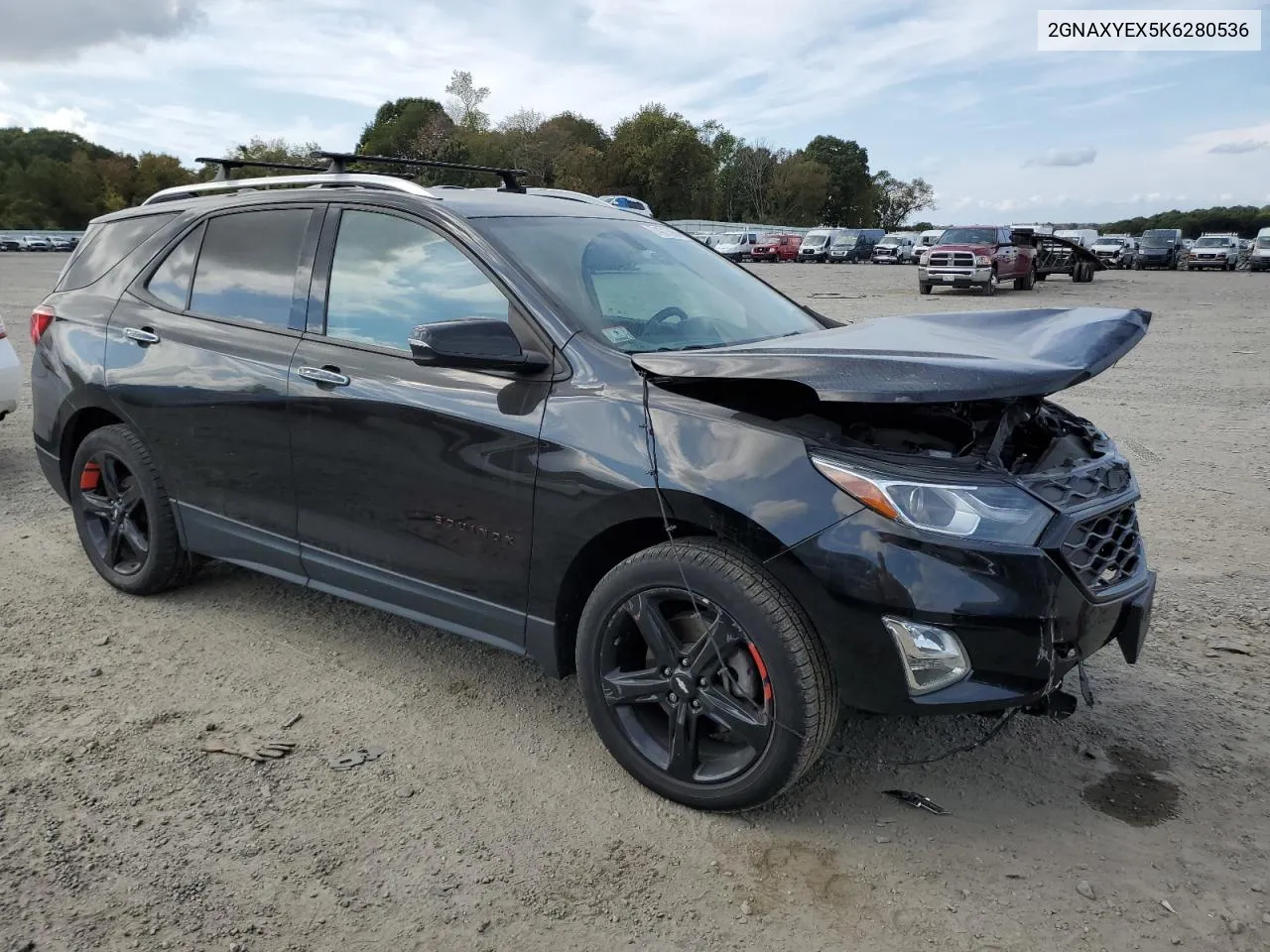 2019 Chevrolet Equinox Premier VIN: 2GNAXYEX5K6280536 Lot: 74715954