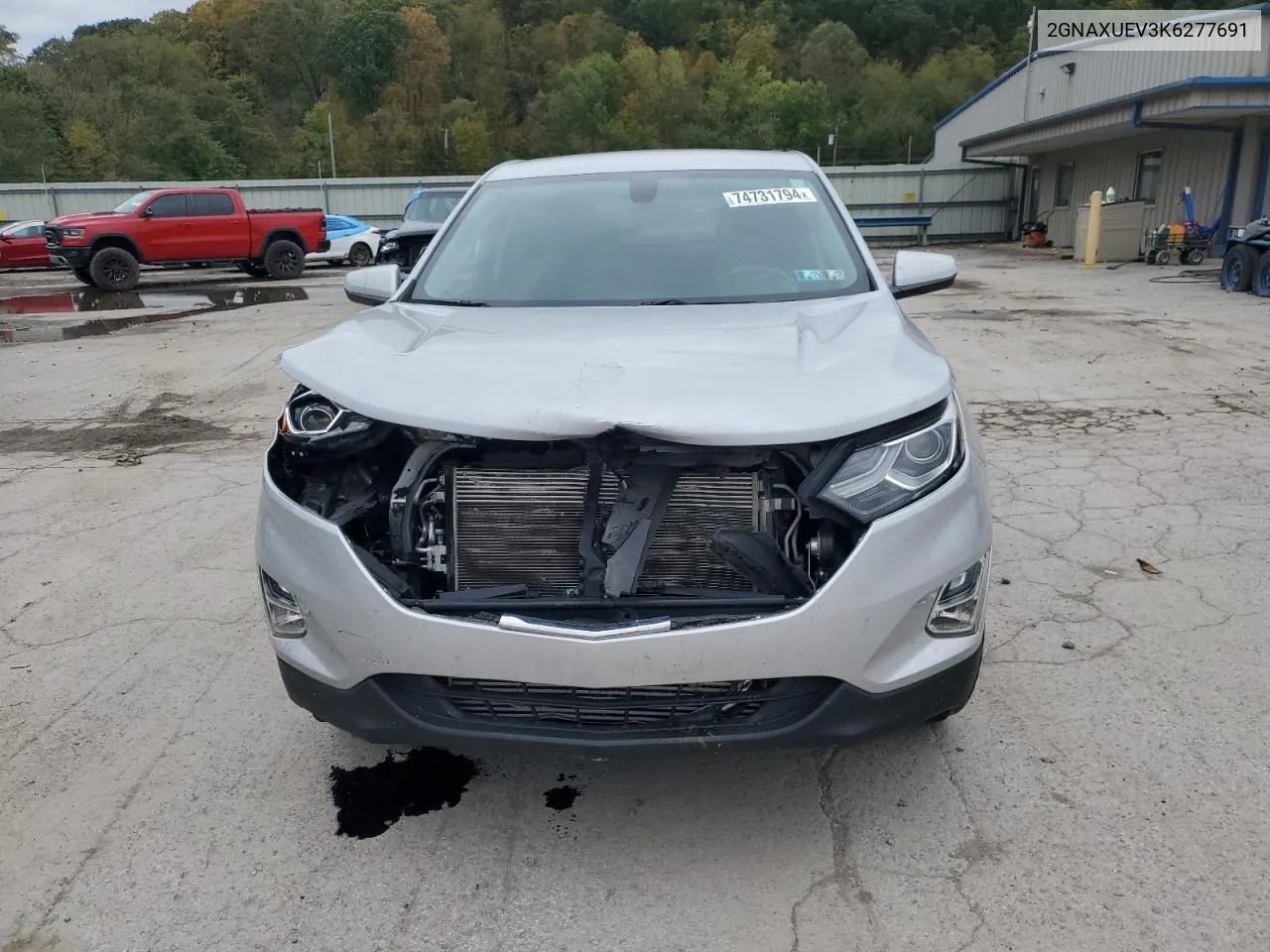 2019 Chevrolet Equinox Lt VIN: 2GNAXUEV3K6277691 Lot: 74731794