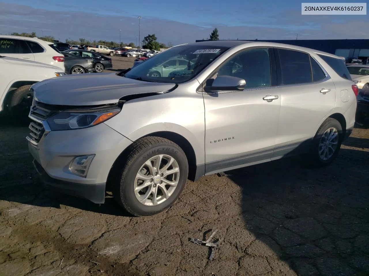 2019 Chevrolet Equinox Lt VIN: 2GNAXKEV4K6160237 Lot: 74787974