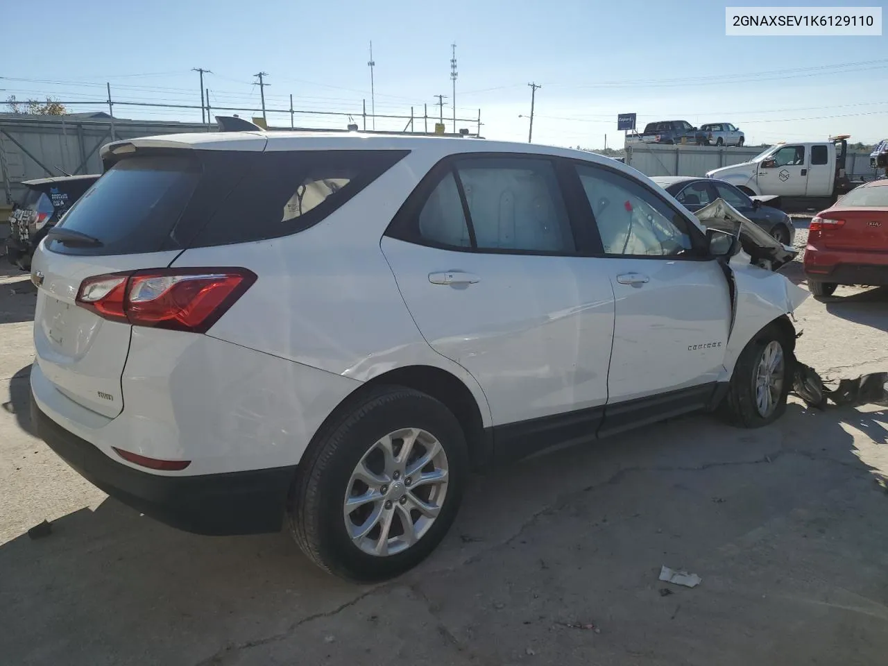 2019 Chevrolet Equinox Ls VIN: 2GNAXSEV1K6129110 Lot: 74832894