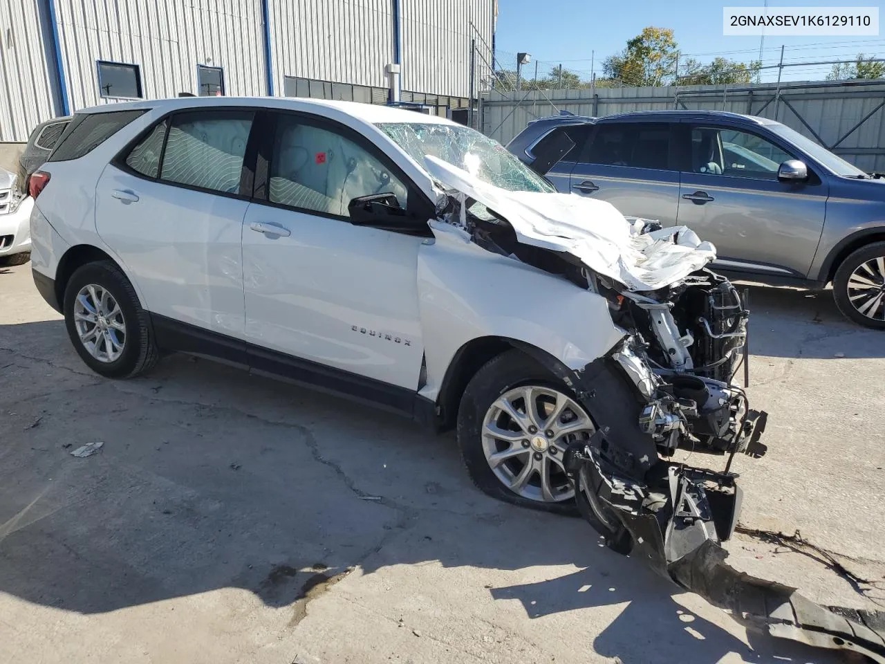 2019 Chevrolet Equinox Ls VIN: 2GNAXSEV1K6129110 Lot: 74832894