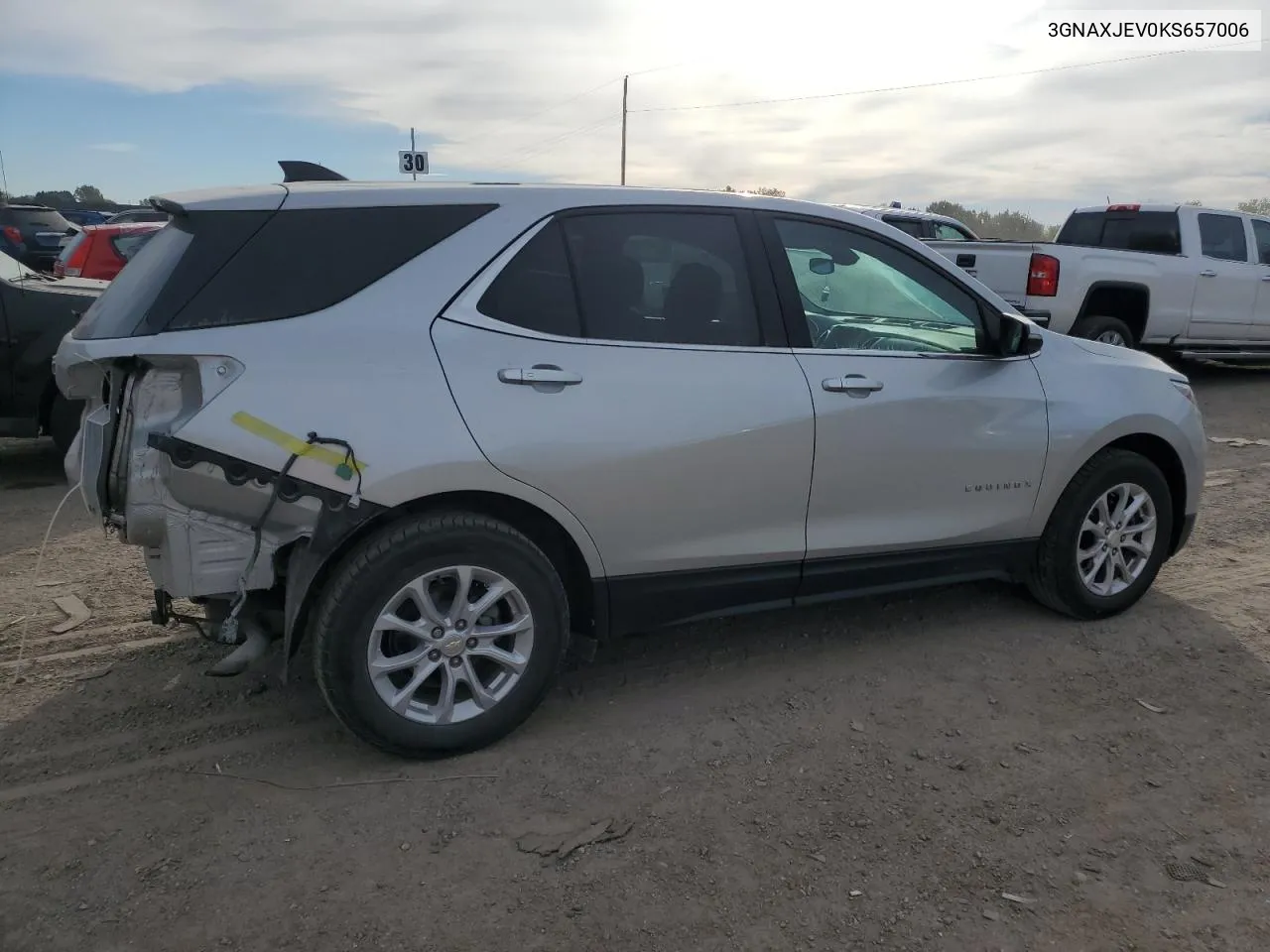 2019 Chevrolet Equinox Lt VIN: 3GNAXJEV0KS657006 Lot: 74908194