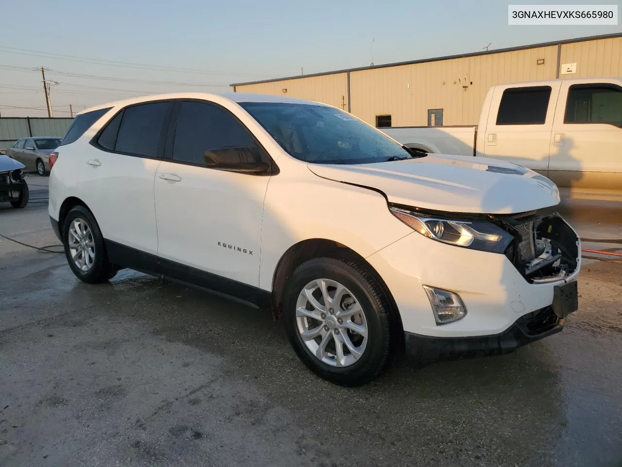 2019 Chevrolet Equinox Ls VIN: 3GNAXHEVXKS665980 Lot: 74938194