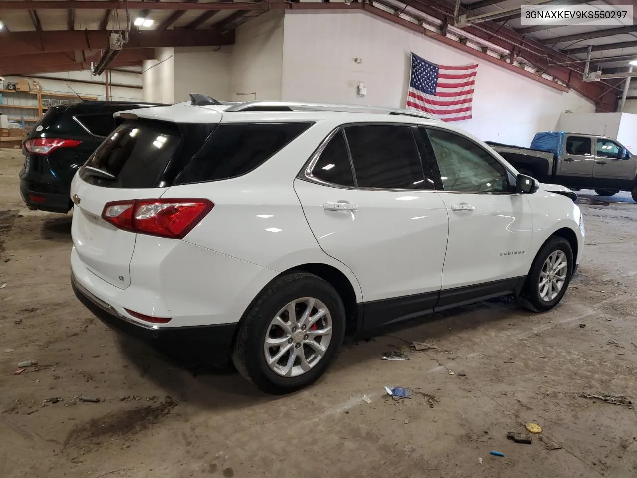 2019 Chevrolet Equinox Lt VIN: 3GNAXKEV9KS550297 Lot: 74944414