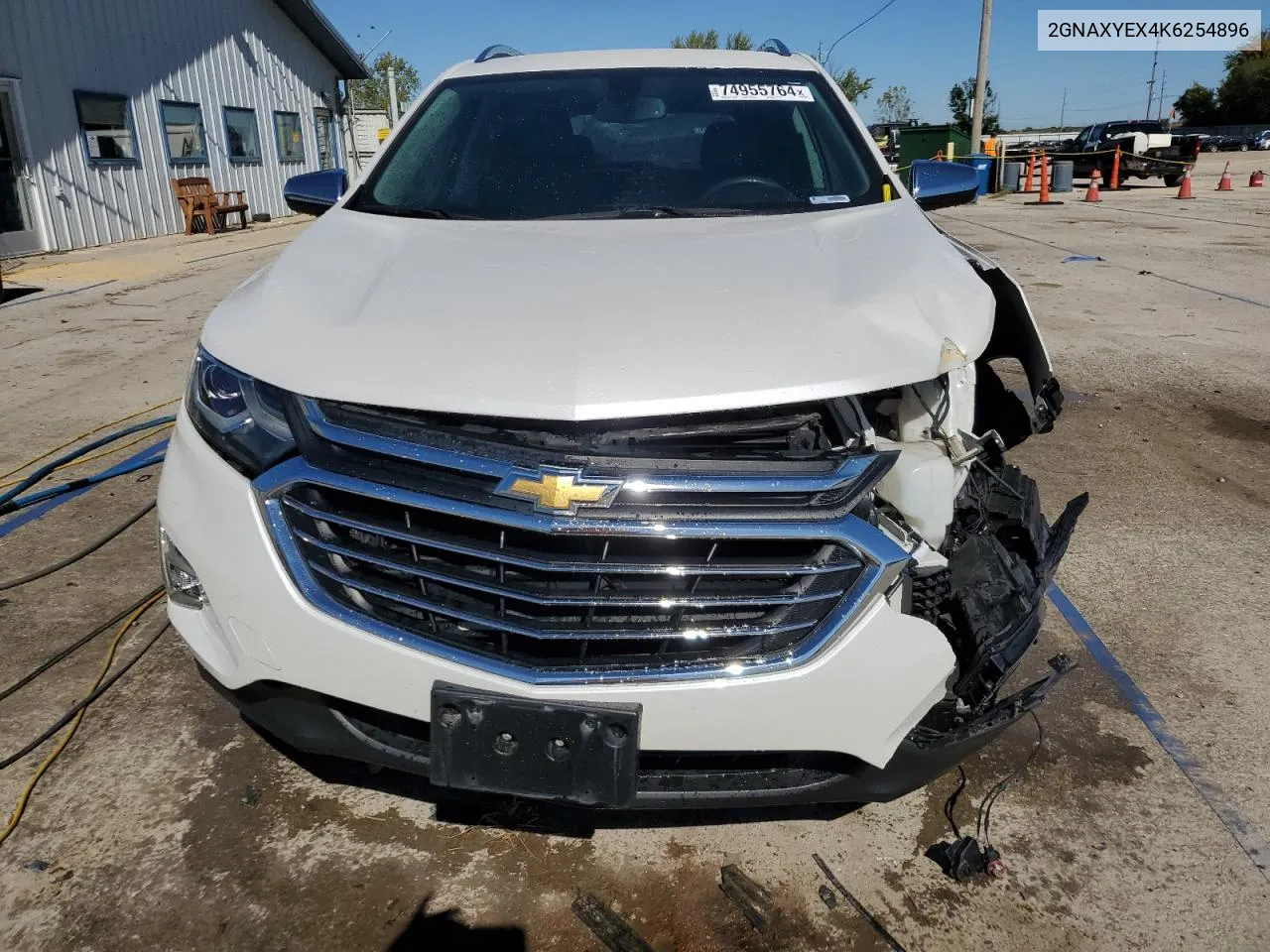 2019 Chevrolet Equinox Premier VIN: 2GNAXYEX4K6254896 Lot: 74955764