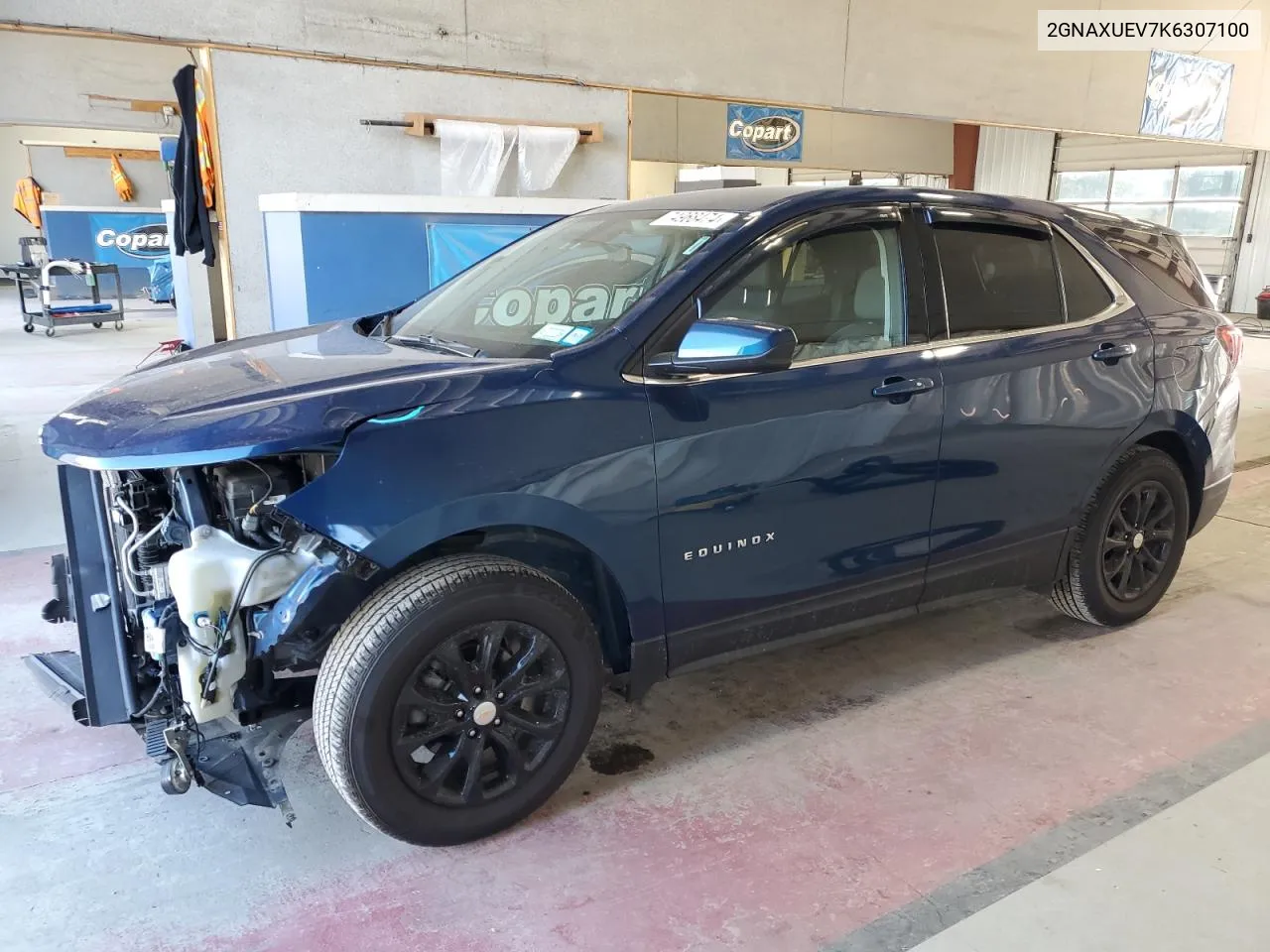 2019 Chevrolet Equinox Lt VIN: 2GNAXUEV7K6307100 Lot: 74968474