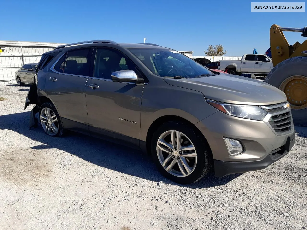 2019 Chevrolet Equinox Premier VIN: 3GNAXYEX0KS519329 Lot: 74993964