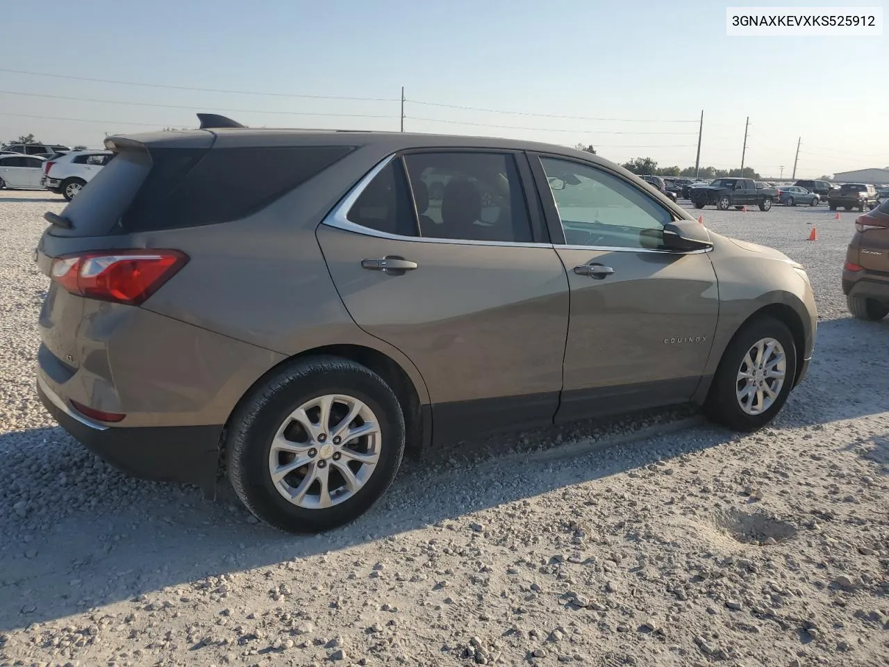 2019 Chevrolet Equinox Lt VIN: 3GNAXKEVXKS525912 Lot: 75044024