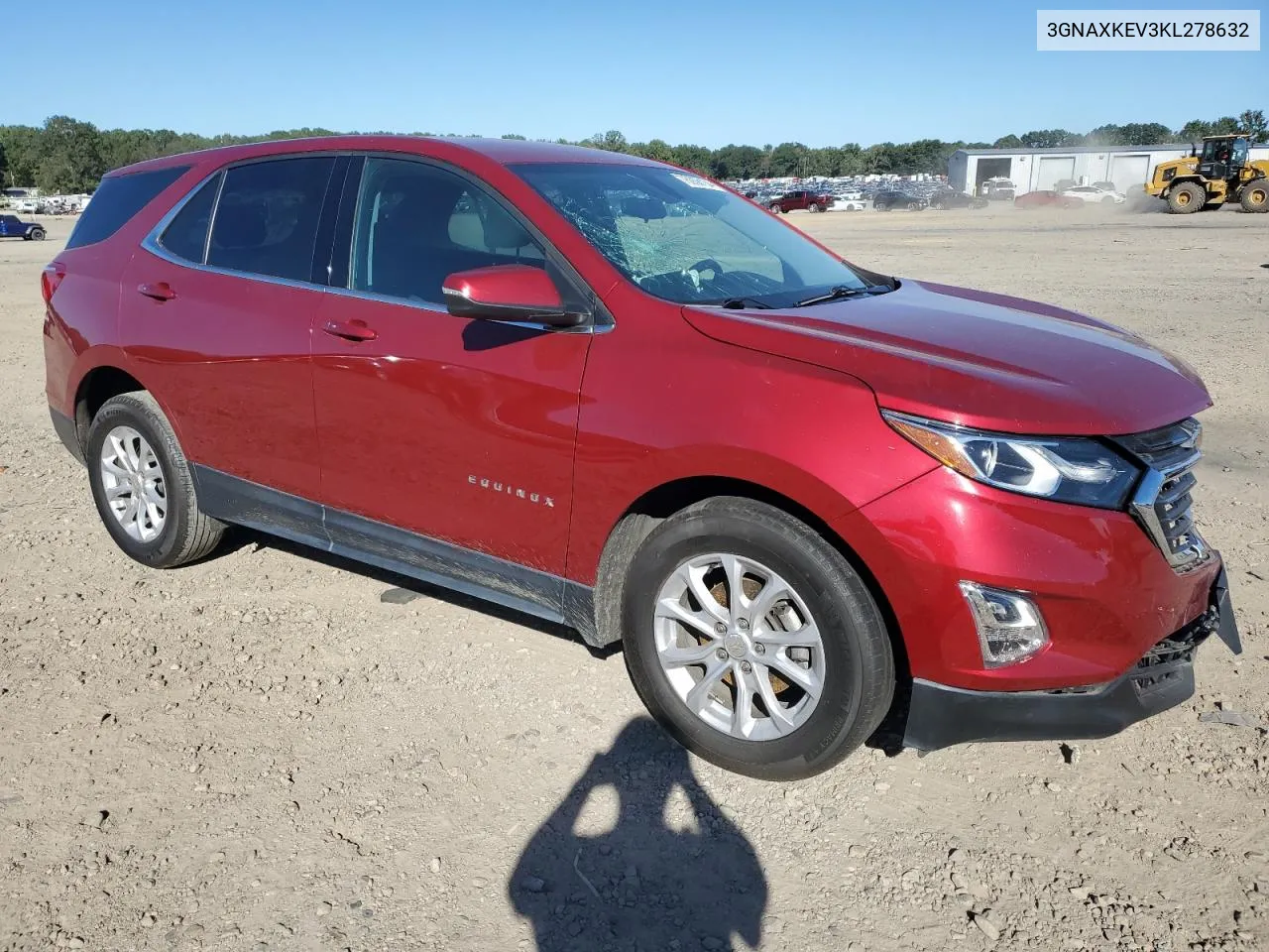 2019 Chevrolet Equinox Lt VIN: 3GNAXKEV3KL278632 Lot: 75056134