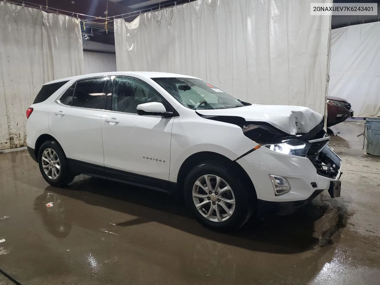 2019 Chevrolet Equinox Lt VIN: 2GNAXUEV7K6243401 Lot: 75077544