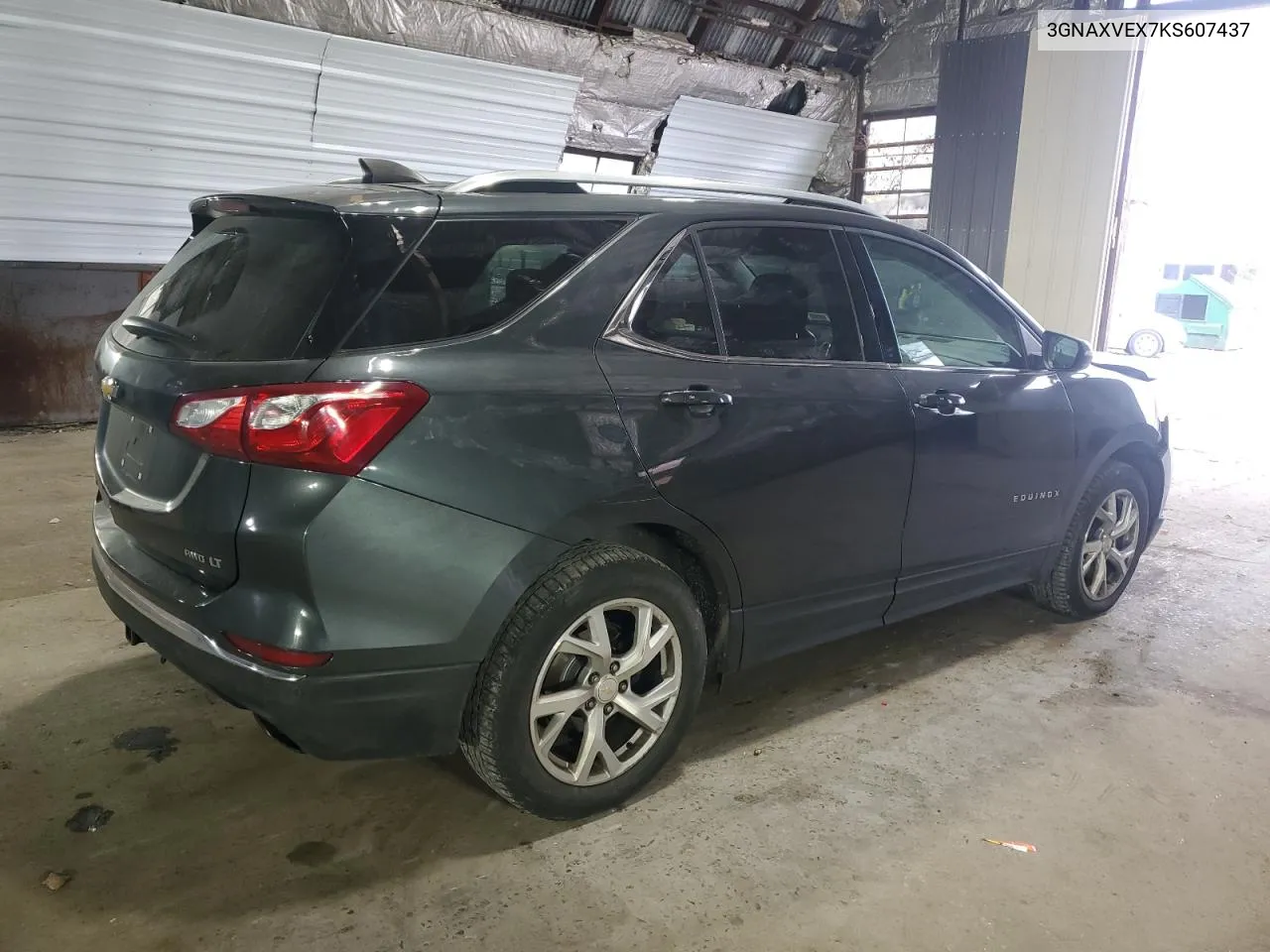 2019 Chevrolet Equinox Lt VIN: 3GNAXVEX7KS607437 Lot: 75128104