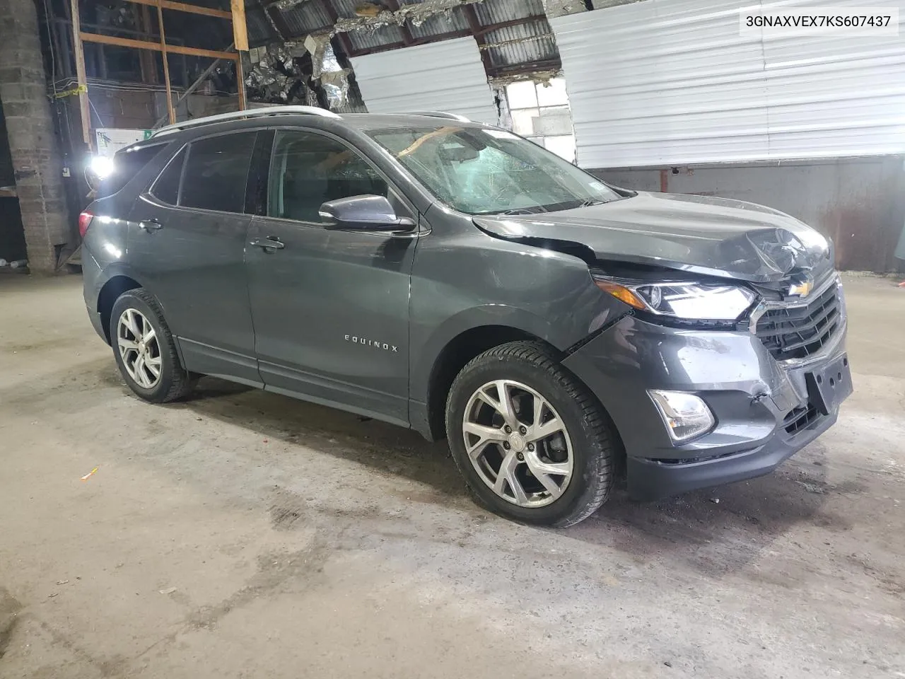 2019 Chevrolet Equinox Lt VIN: 3GNAXVEX7KS607437 Lot: 75128104