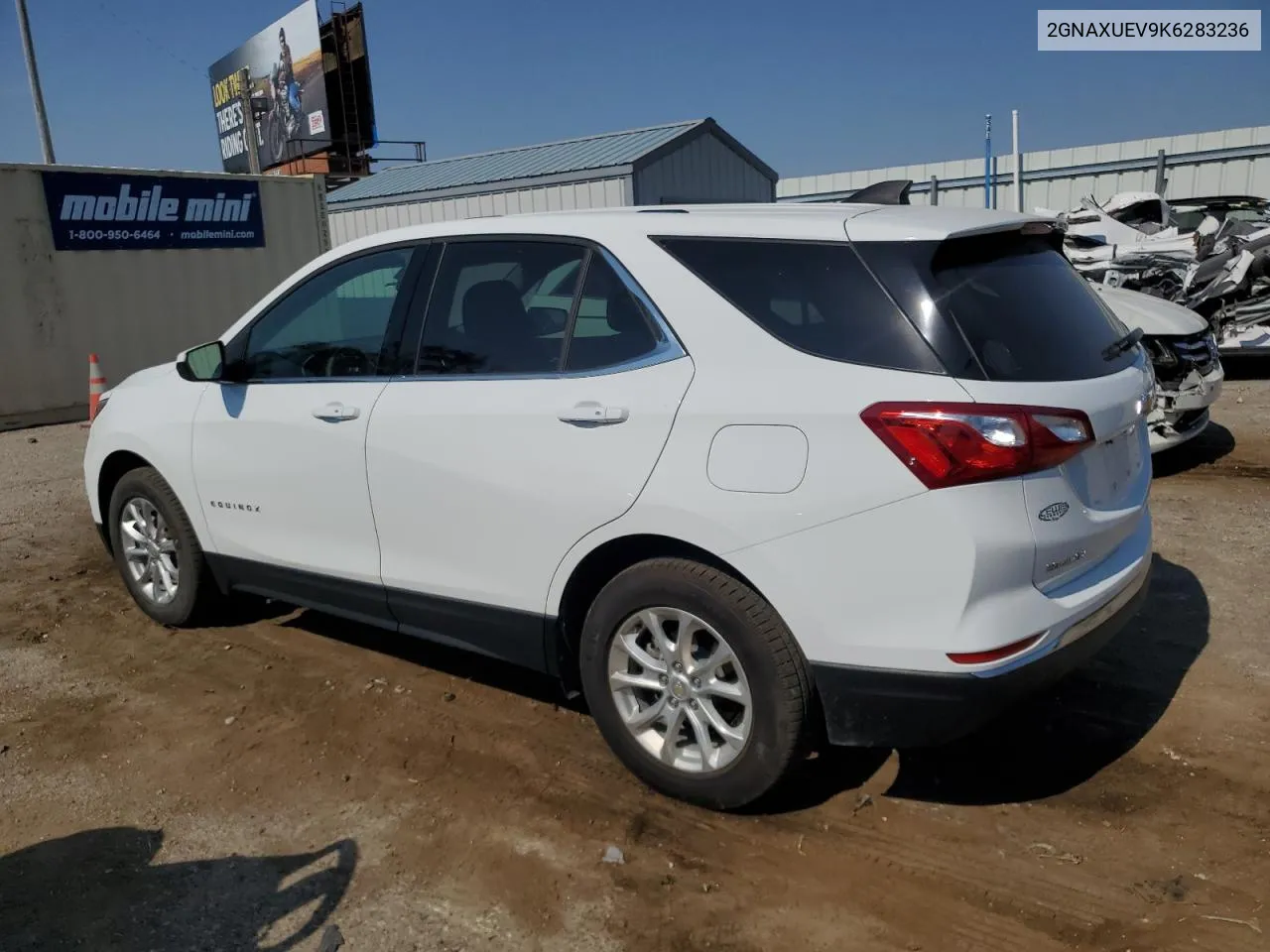 2019 Chevrolet Equinox Lt VIN: 2GNAXUEV9K6283236 Lot: 75227984