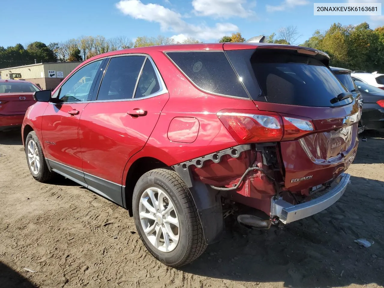 2019 Chevrolet Equinox Lt VIN: 2GNAXKEV5K6163681 Lot: 75238574