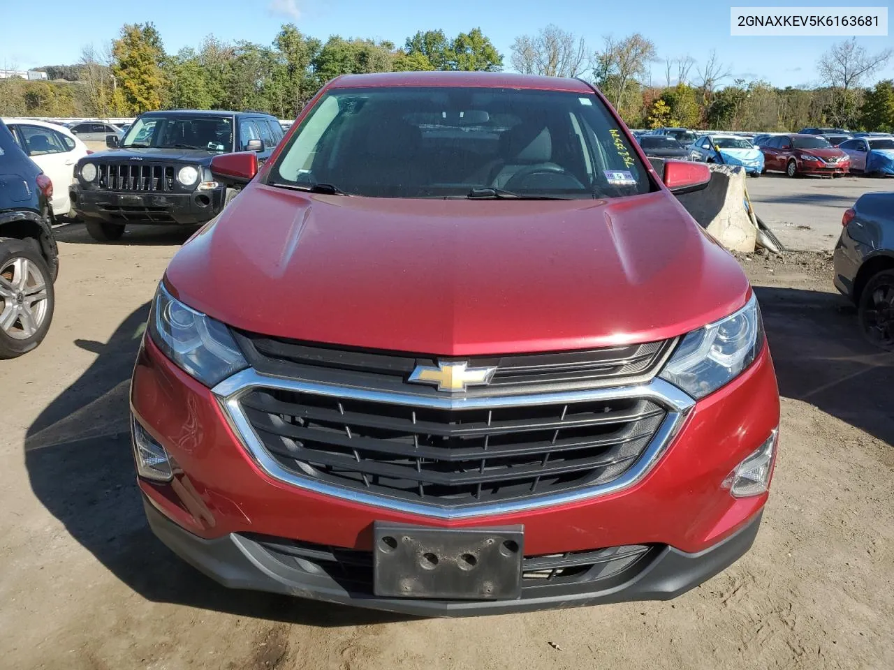 2019 Chevrolet Equinox Lt VIN: 2GNAXKEV5K6163681 Lot: 75238574