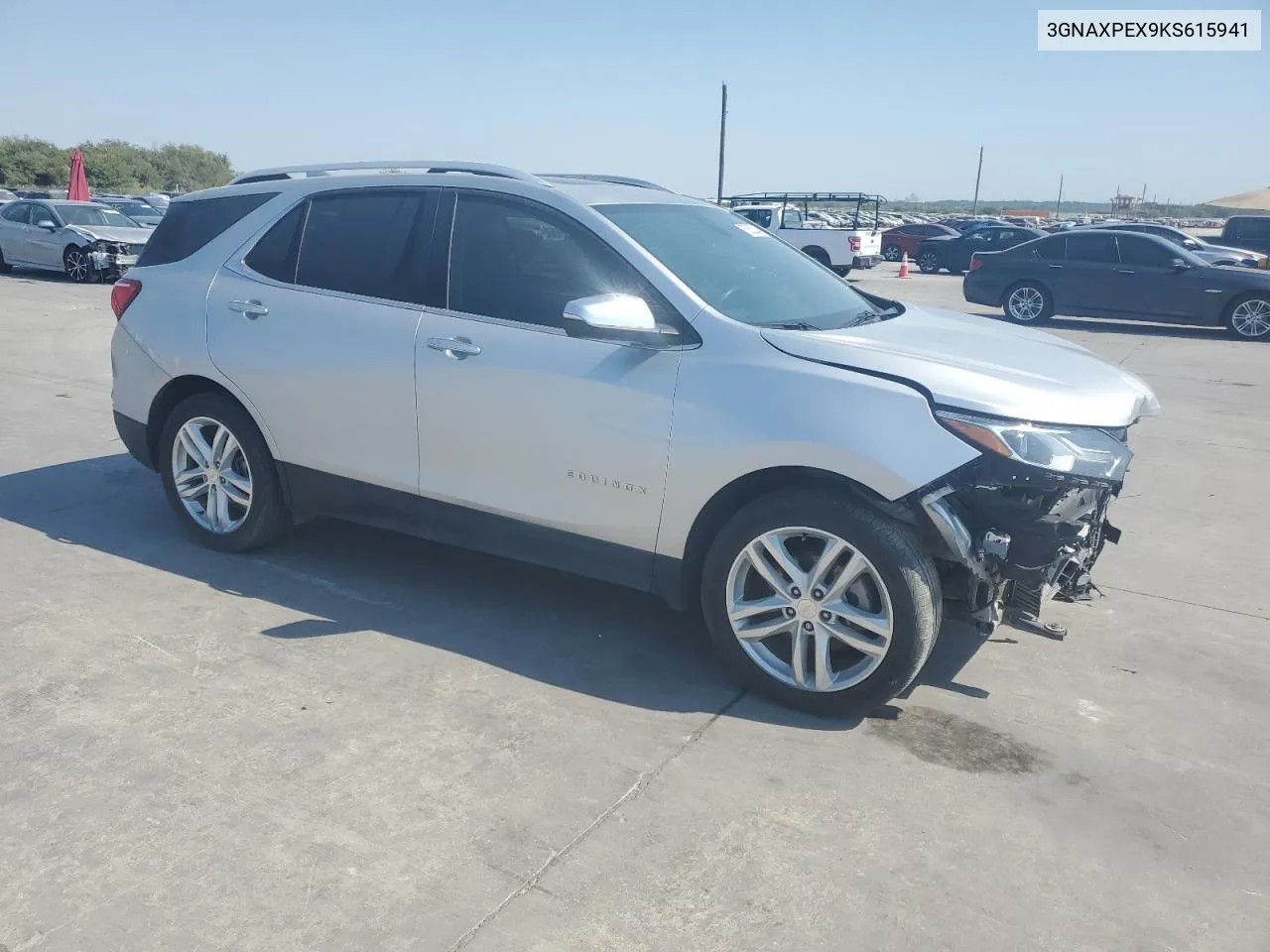 2019 Chevrolet Equinox Premier VIN: 3GNAXPEX9KS615941 Lot: 75252244