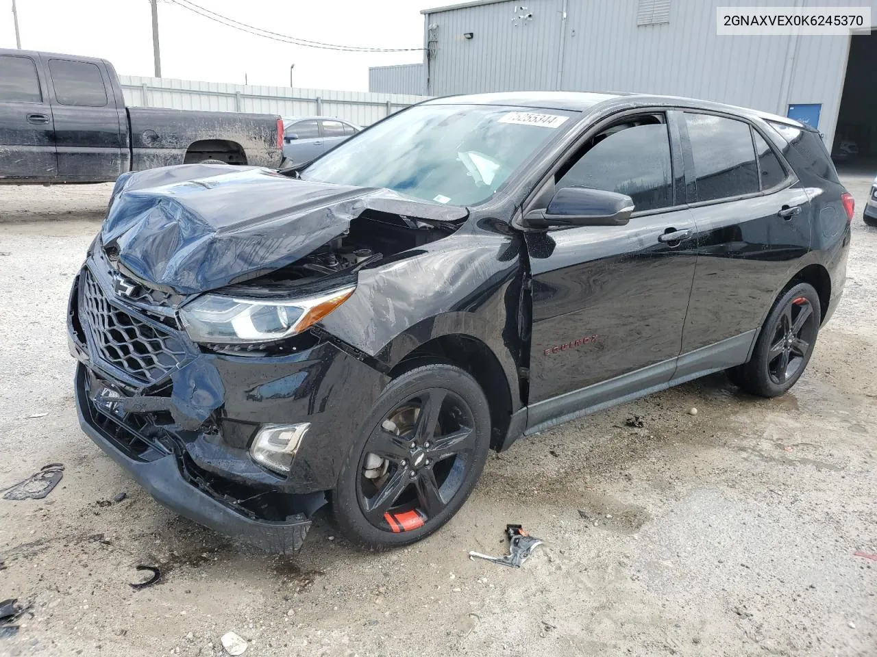 2019 Chevrolet Equinox Lt VIN: 2GNAXVEX0K6245370 Lot: 75255344