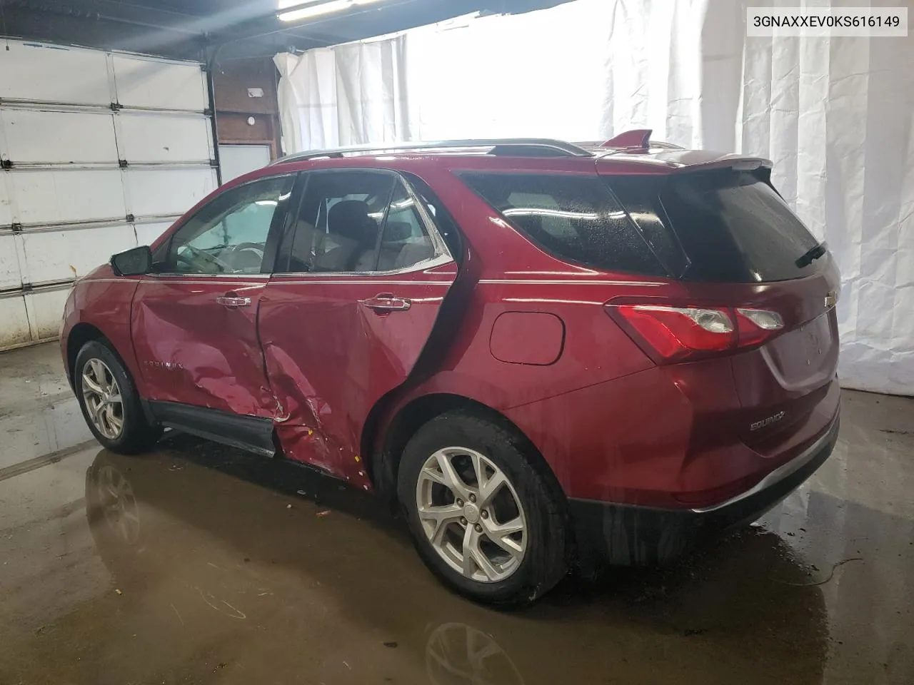 2019 Chevrolet Equinox Premier VIN: 3GNAXXEV0KS616149 Lot: 75407824