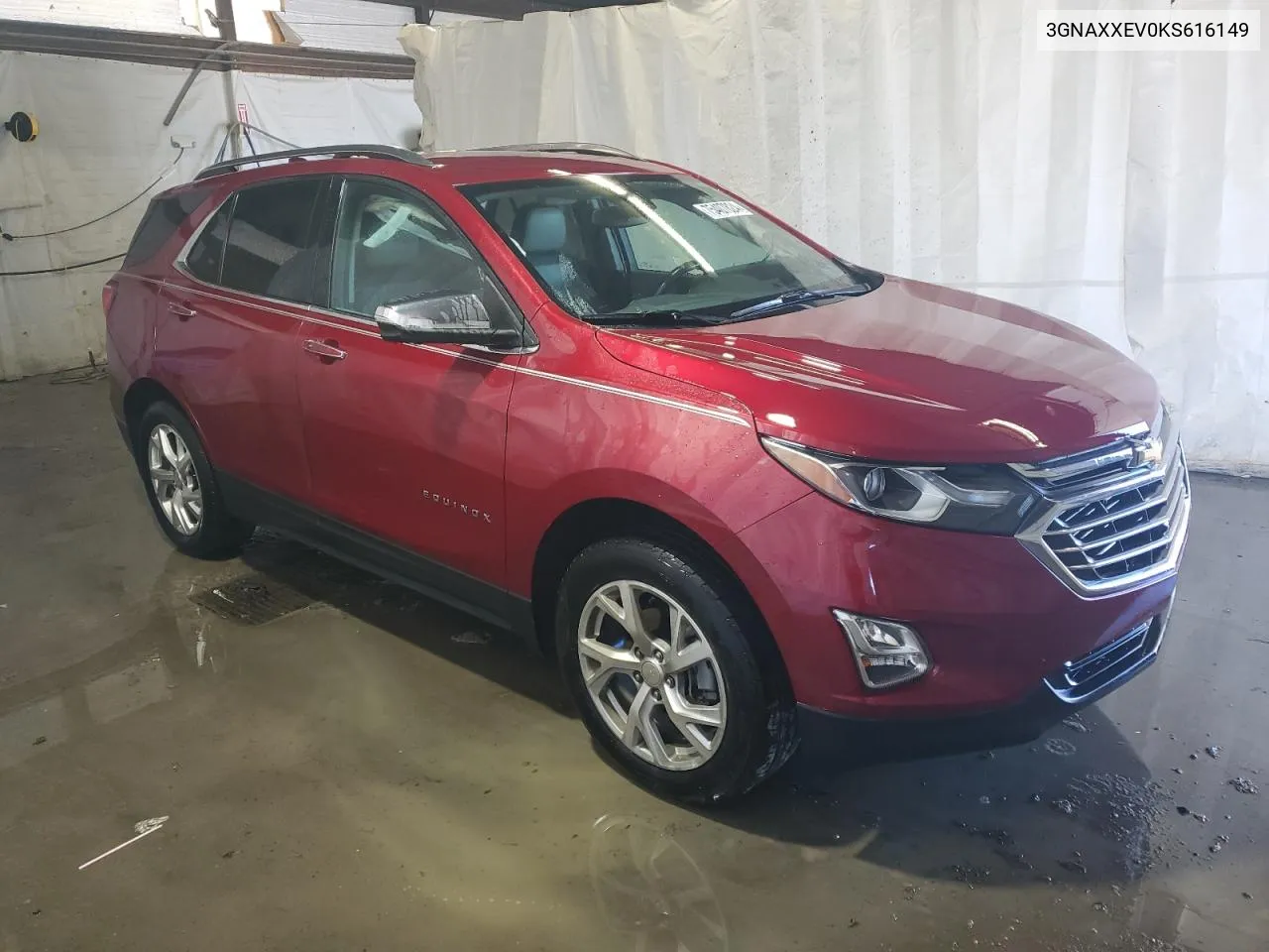 2019 Chevrolet Equinox Premier VIN: 3GNAXXEV0KS616149 Lot: 75407824