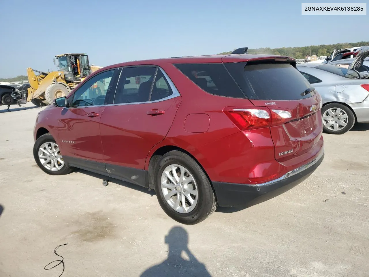 2019 Chevrolet Equinox Lt VIN: 2GNAXKEV4K6138285 Lot: 75435364