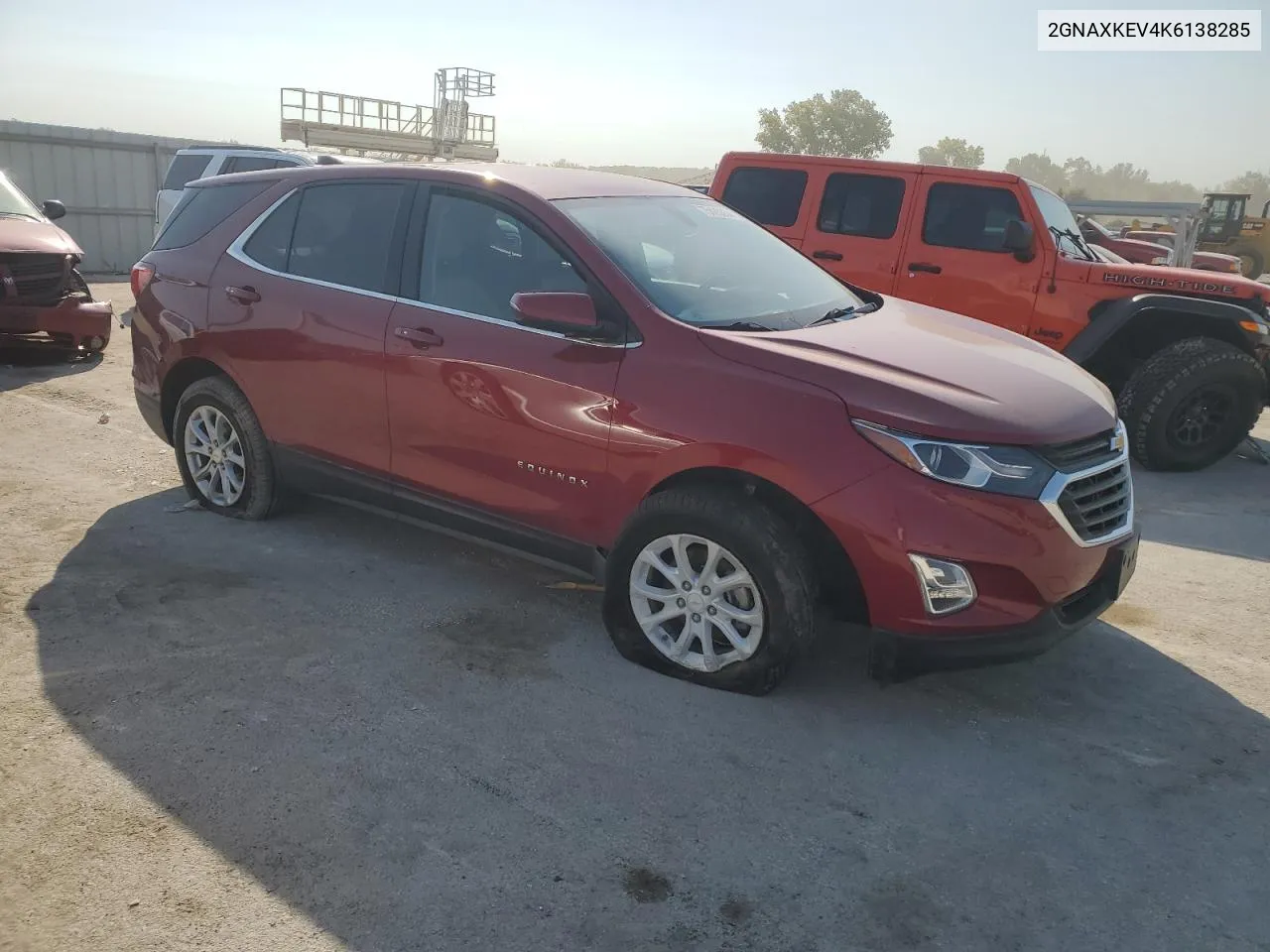 2019 Chevrolet Equinox Lt VIN: 2GNAXKEV4K6138285 Lot: 75435364