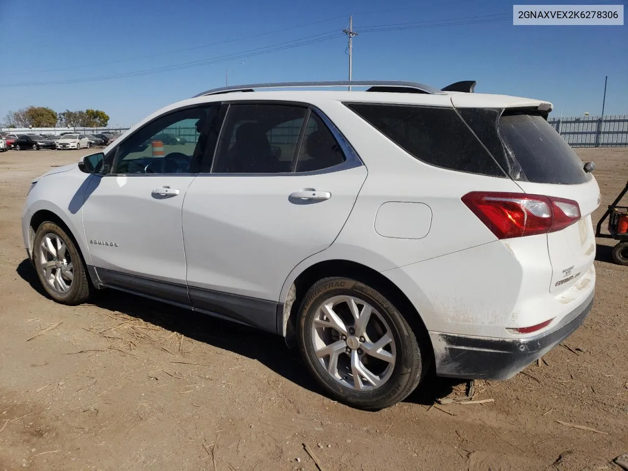 2019 Chevrolet Equinox Lt VIN: 2GNAXVEX2K6278306 Lot: 75478034