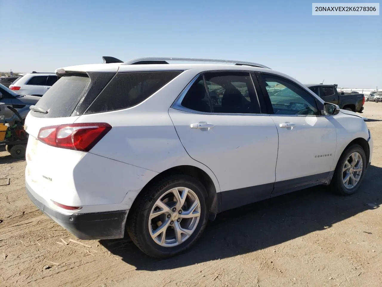 2019 Chevrolet Equinox Lt VIN: 2GNAXVEX2K6278306 Lot: 75478034