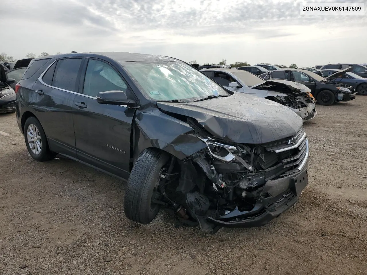 2019 Chevrolet Equinox Lt VIN: 2GNAXUEV0K6147609 Lot: 75478274