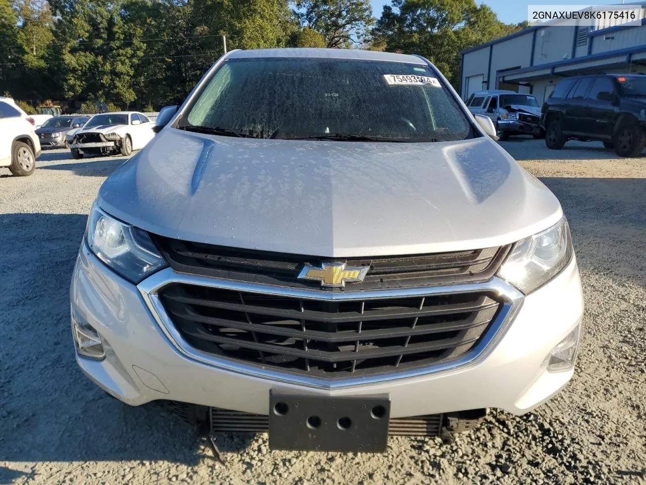 2019 Chevrolet Equinox Lt VIN: 2GNAXUEV8K6175416 Lot: 75493524