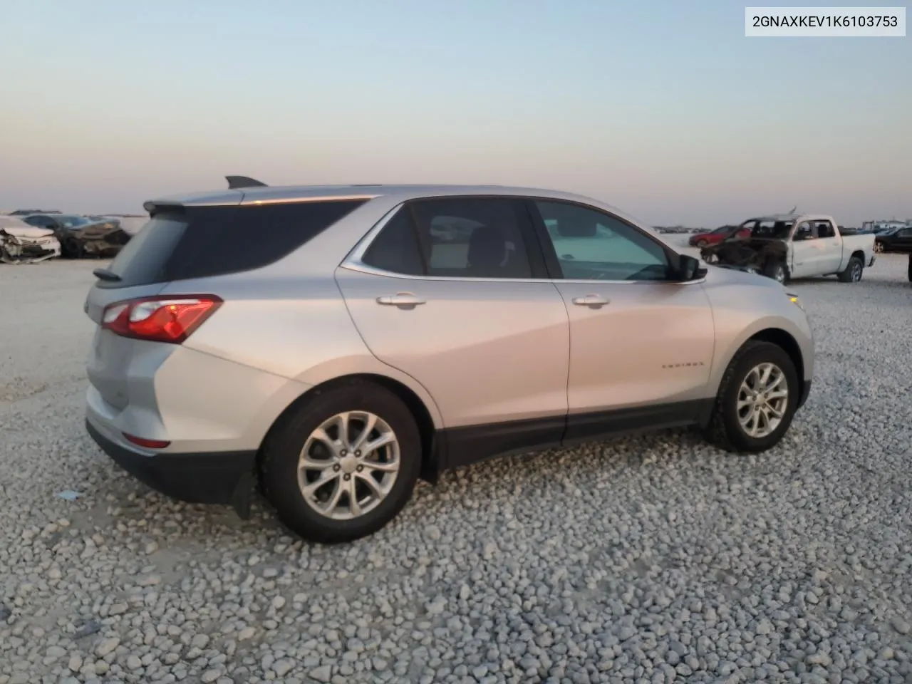 2019 Chevrolet Equinox Lt VIN: 2GNAXKEV1K6103753 Lot: 75529404