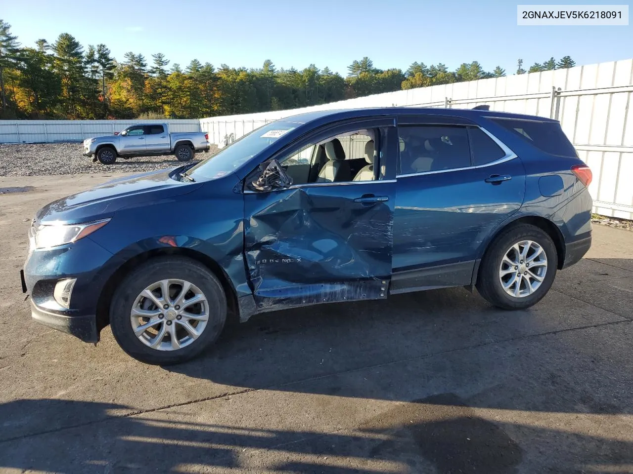 2019 Chevrolet Equinox Lt VIN: 2GNAXJEV5K6218091 Lot: 75566514