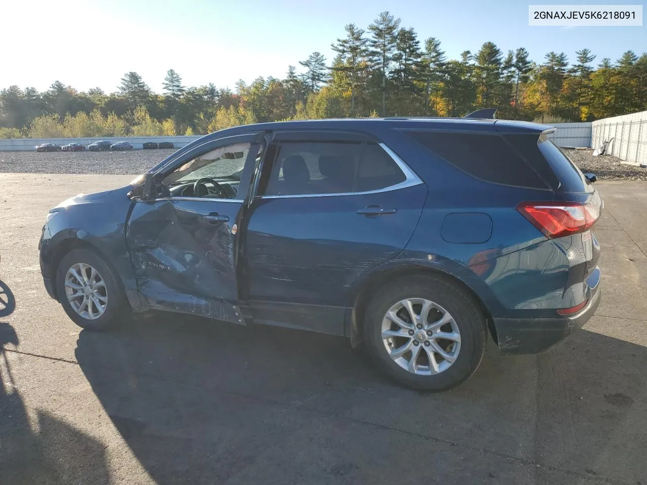 2019 Chevrolet Equinox Lt VIN: 2GNAXJEV5K6218091 Lot: 75566514