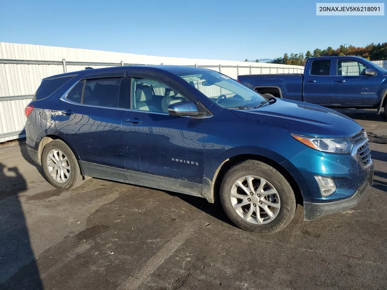 2019 Chevrolet Equinox Lt VIN: 2GNAXJEV5K6218091 Lot: 75566514