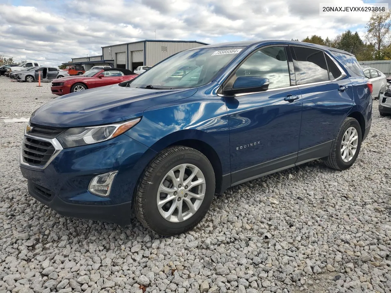 2019 Chevrolet Equinox Lt VIN: 2GNAXJEVXK6293868 Lot: 75585584