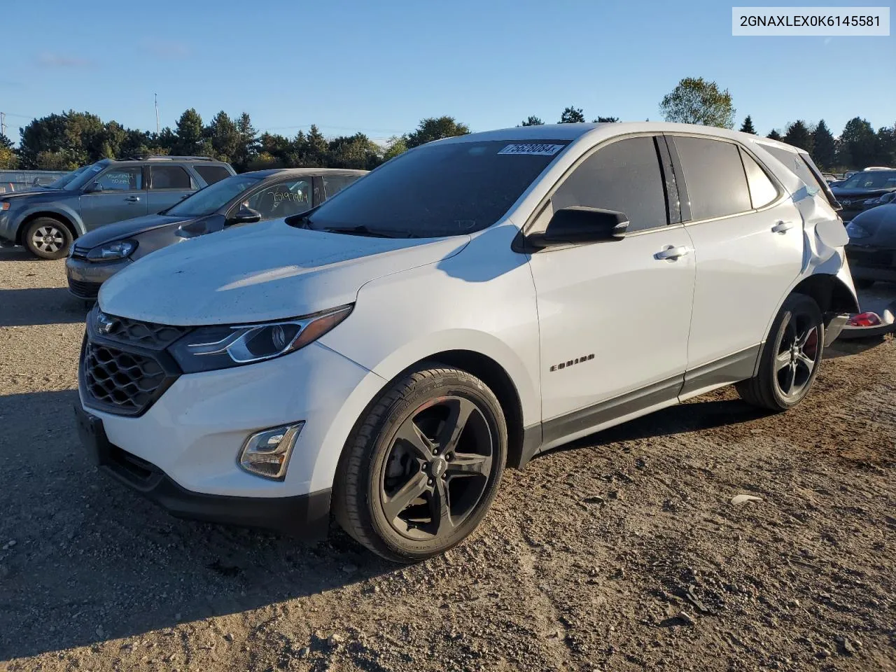 2019 Chevrolet Equinox Lt VIN: 2GNAXLEX0K6145581 Lot: 75628084