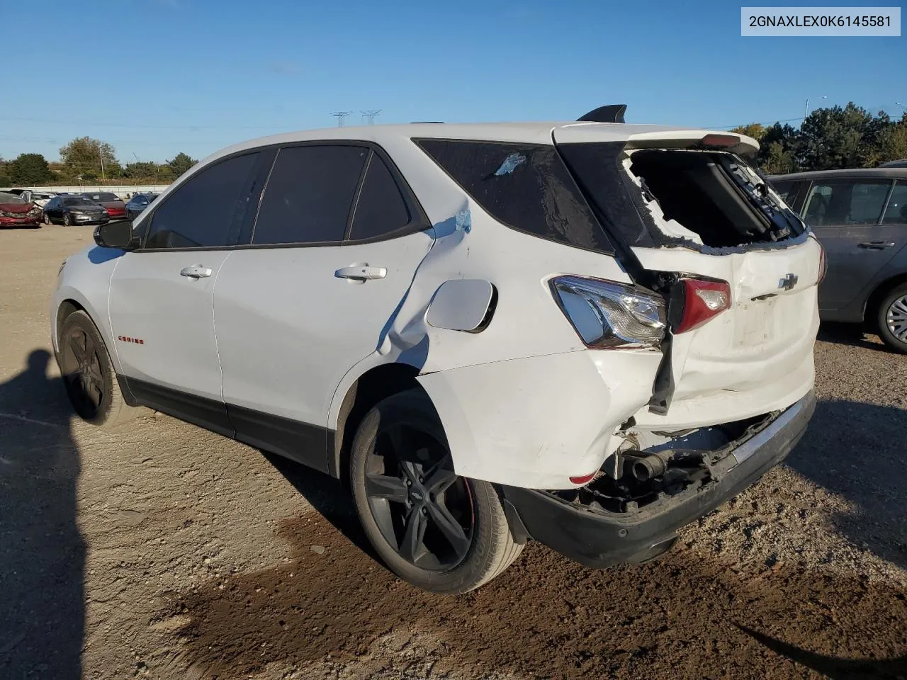 2019 Chevrolet Equinox Lt VIN: 2GNAXLEX0K6145581 Lot: 75628084