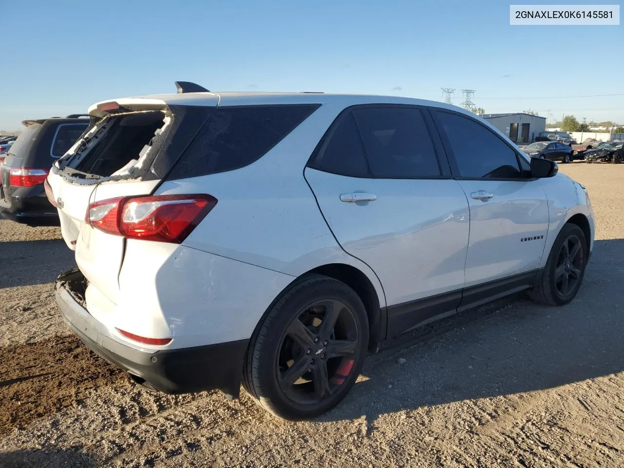 2019 Chevrolet Equinox Lt VIN: 2GNAXLEX0K6145581 Lot: 75628084