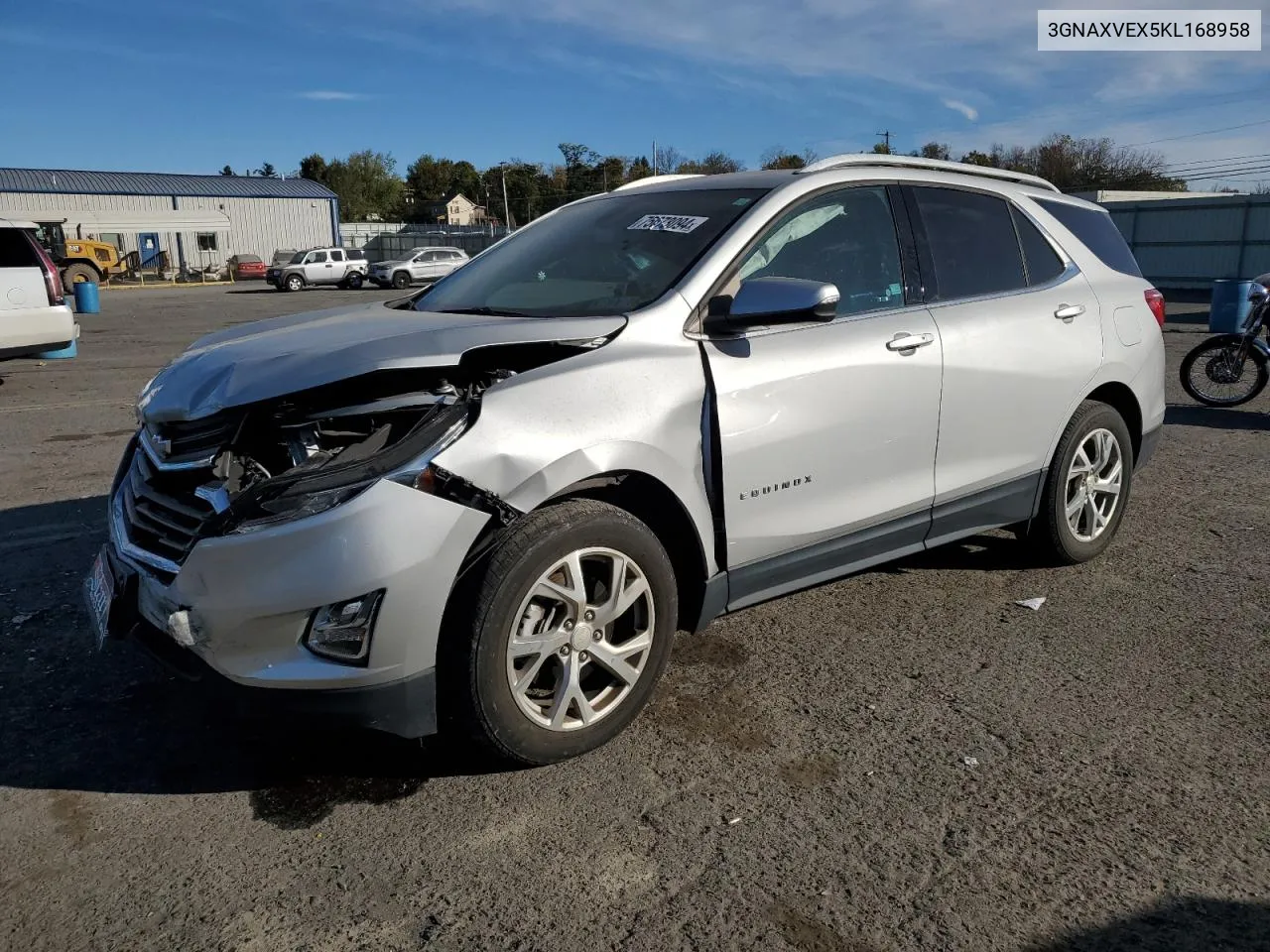 2019 Chevrolet Equinox Lt VIN: 3GNAXVEX5KL168958 Lot: 75673094