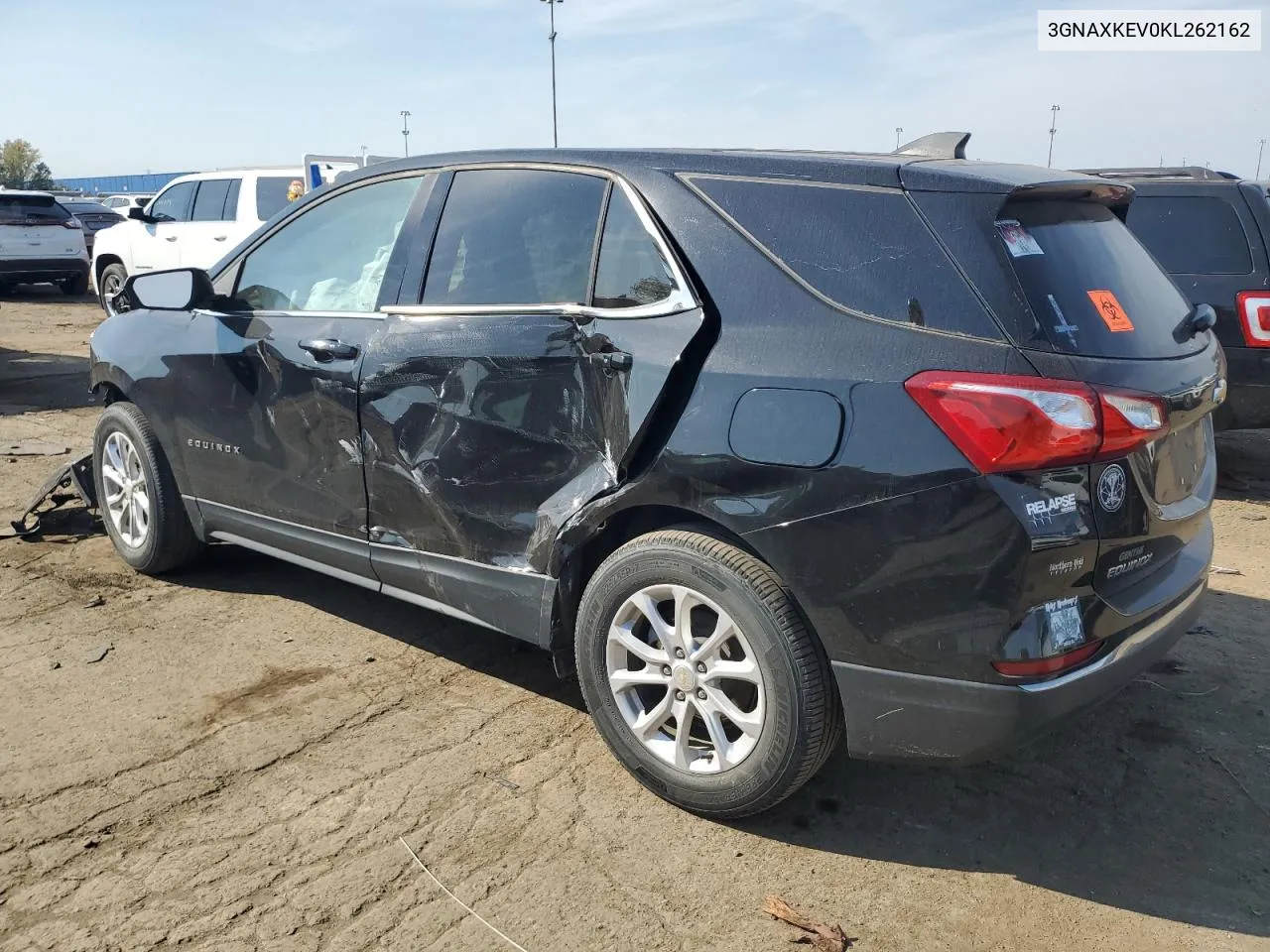 2019 Chevrolet Equinox Lt VIN: 3GNAXKEV0KL262162 Lot: 75679134