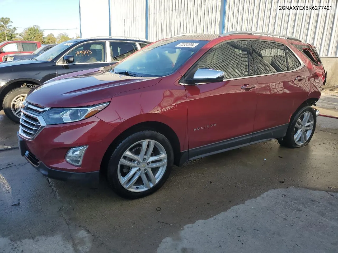 2019 Chevrolet Equinox Premier VIN: 2GNAXYEX6K6277421 Lot: 75721594