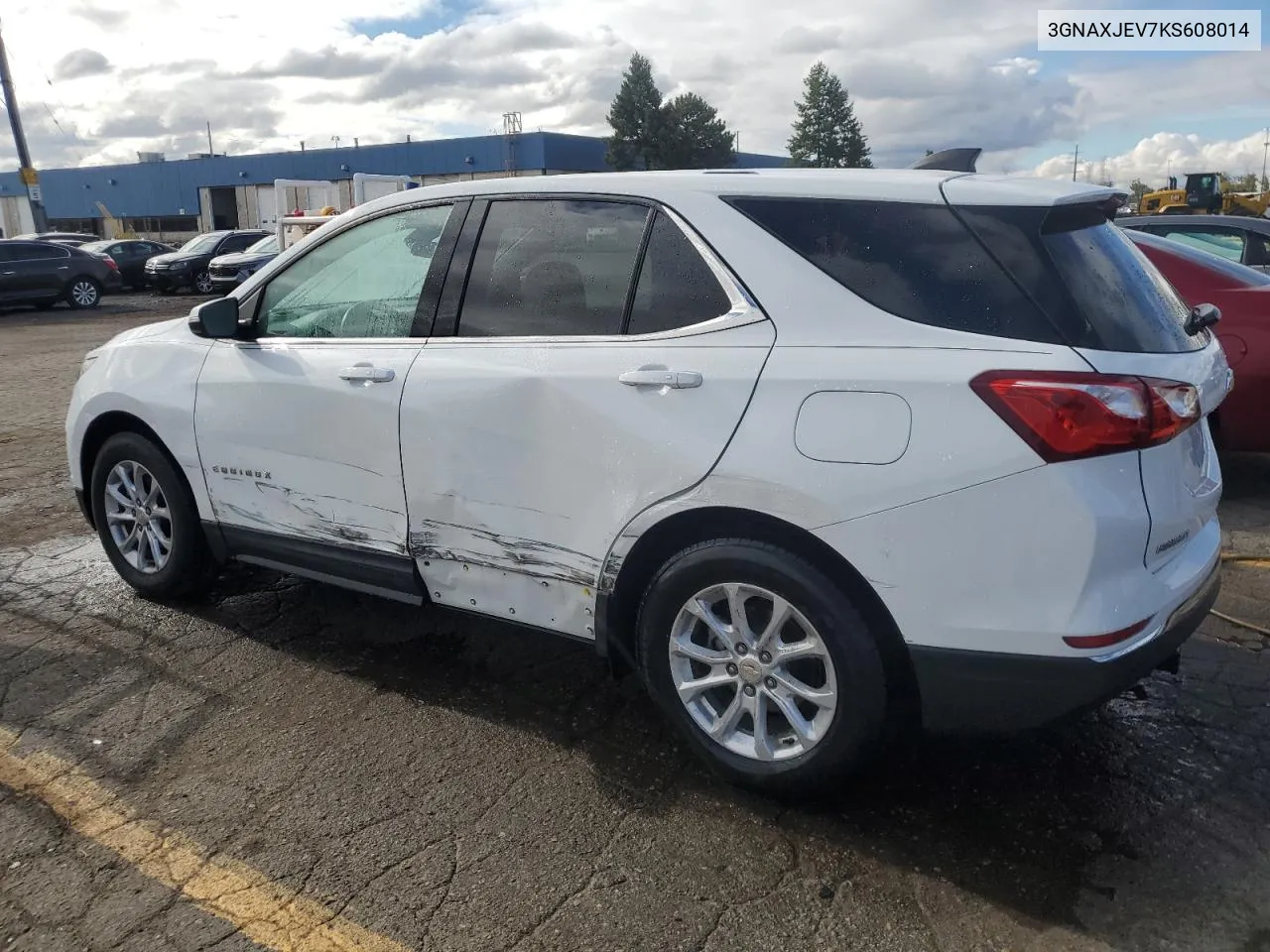 2019 Chevrolet Equinox Lt VIN: 3GNAXJEV7KS608014 Lot: 75729344